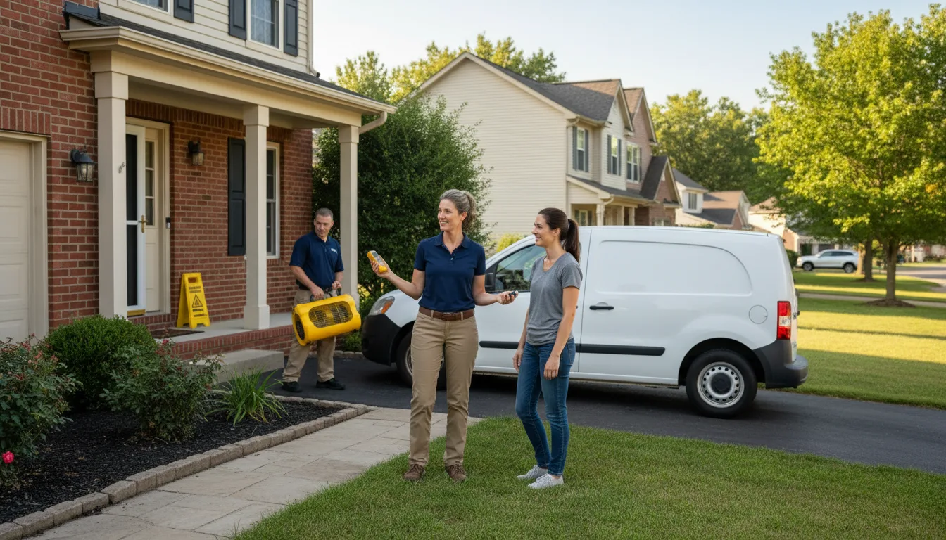 Water restoration image for Dehumidification And Cleanup Services in Cass, WV